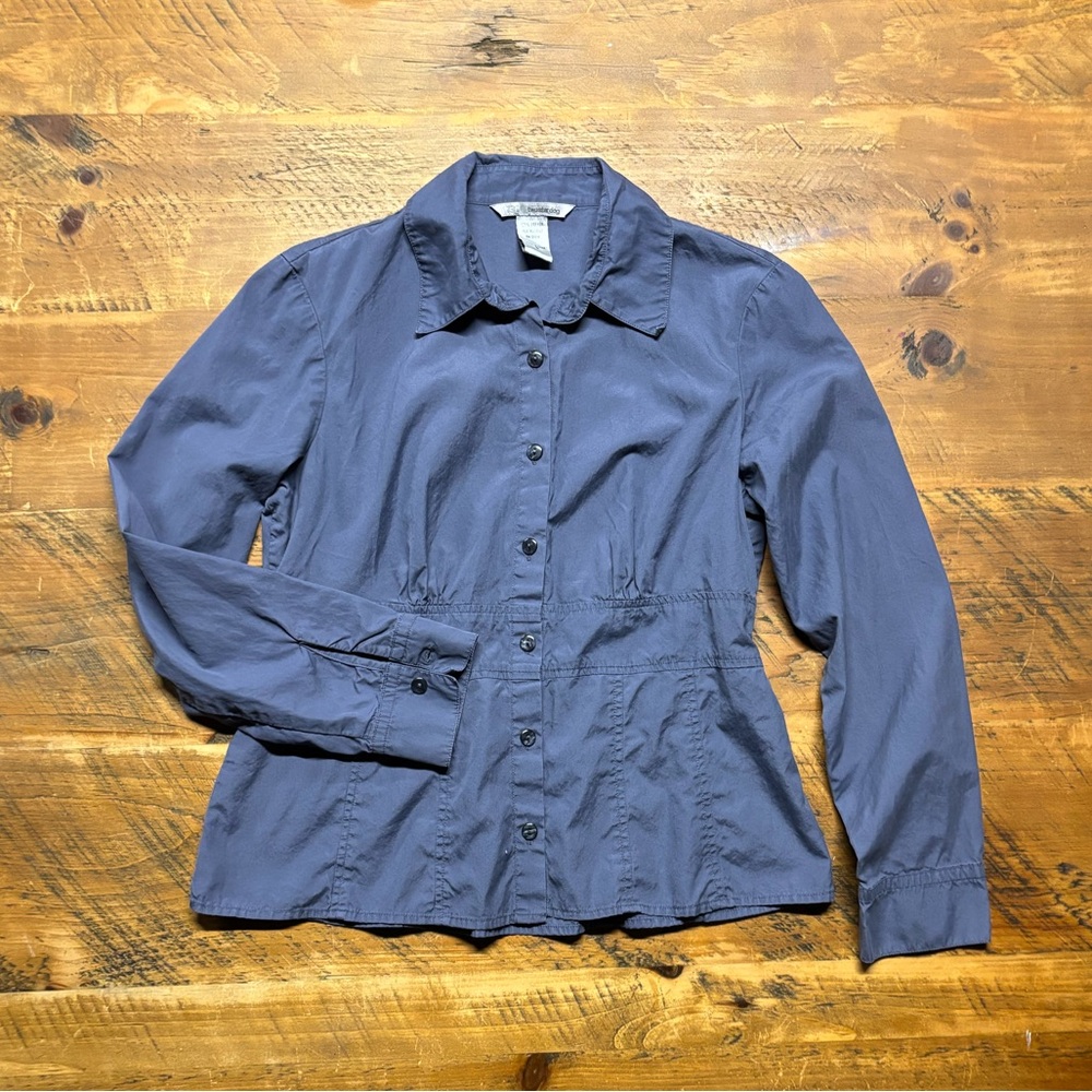 Purple Small button up blouse/Top
